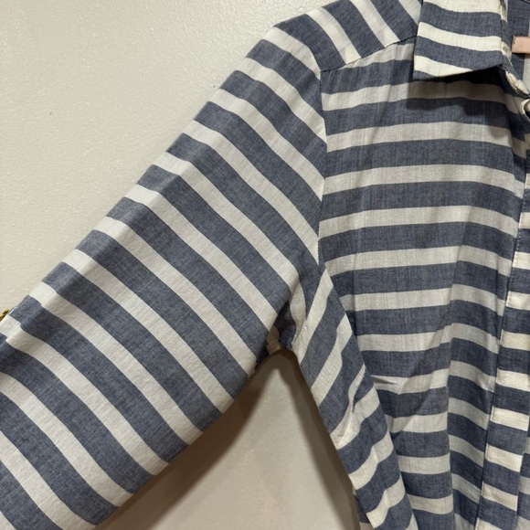 Hutch Anthropologie striped button down dress Medium - Picture 4 of 8
